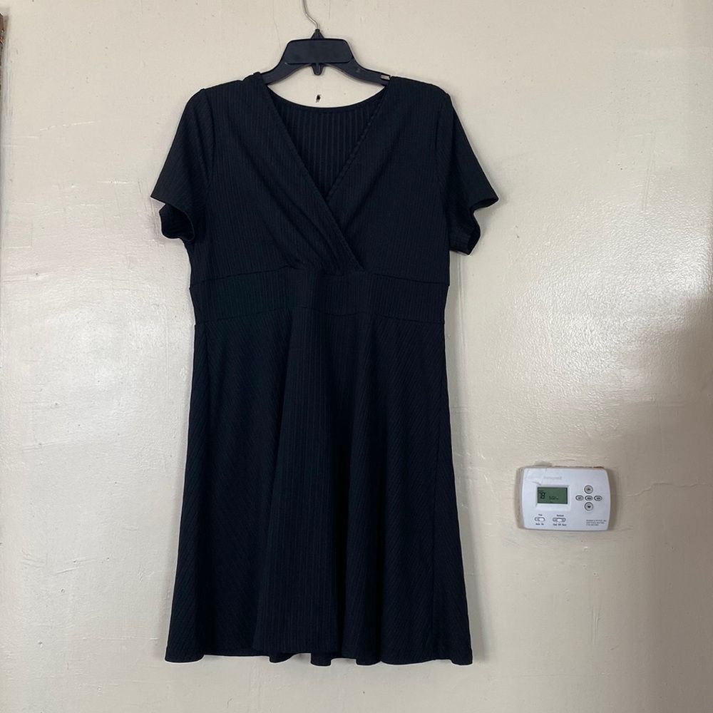 SHEIN Curve 1XL Black Dress